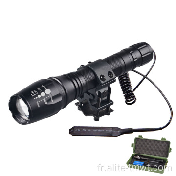 Torche en aluminium puissant zoom tactique XML-T6 LED lampe de poche